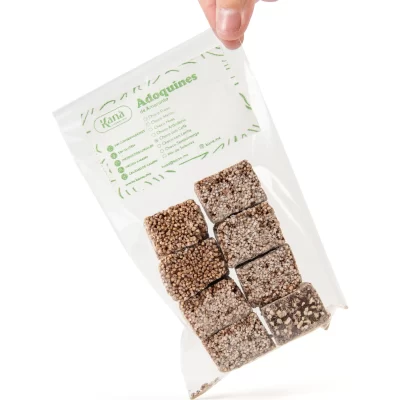 Adoquines de amaranto reventado Choco con Café