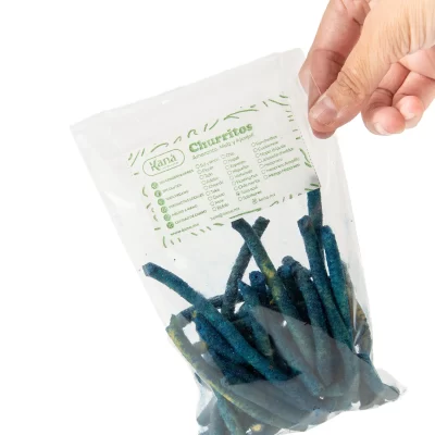 Churritos de amaranto Hot Blue