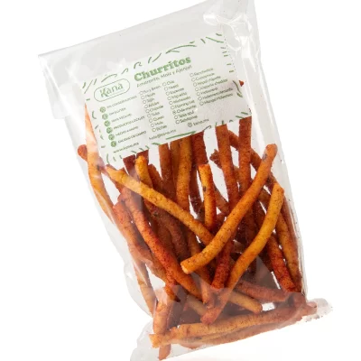 Churritos de amaranto Chiles Rojos