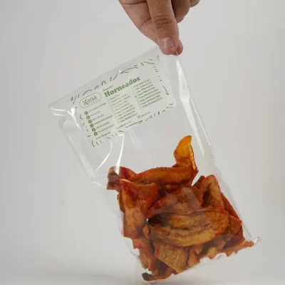 Chips Horneadas de Plátano Enchilado