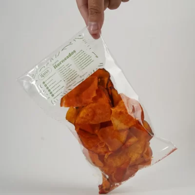 Chips Horneadas de Camote Enchilado
