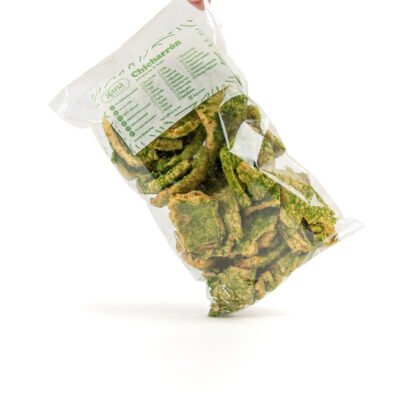 Chicharrón de amaranto Guacamole